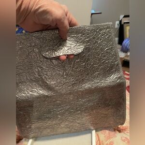 Daniella Lehavi Metallic Crinkle Handbag